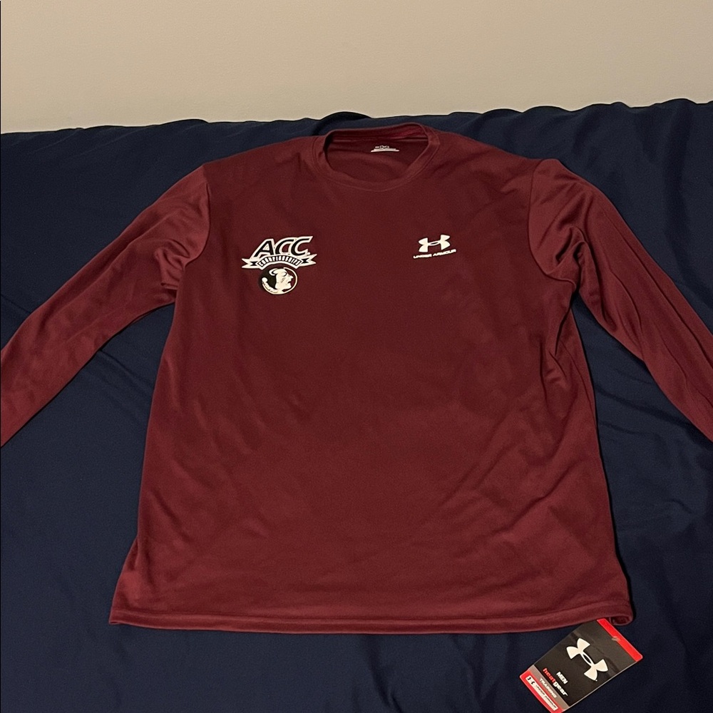 Under Armor FSU(Florida State University) ACC Championship long sleeve t-shirt